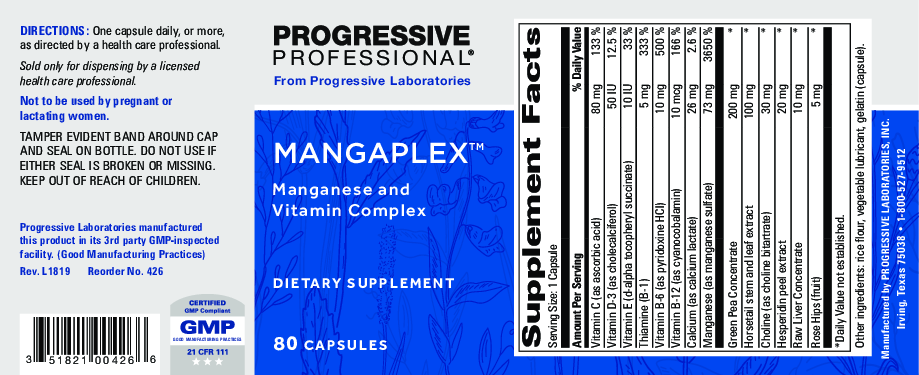 Progressive Labs Mangaplex 80 caps