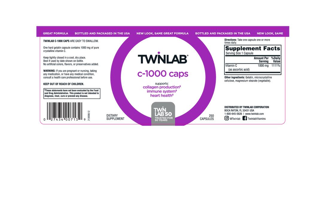 Twinlab Twinlab C-1000 Caps 250 ct