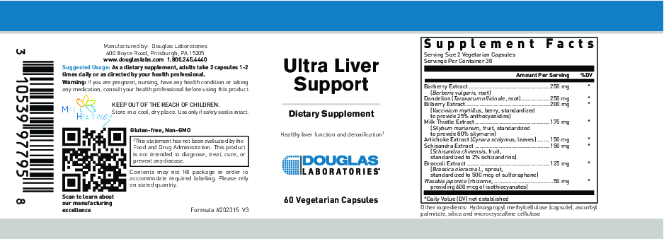 Douglas Laboratories® Ultra Liver Support 60 vegcaps