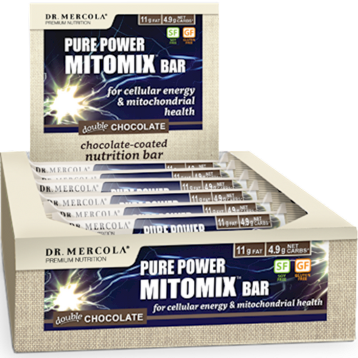 Dr. Mercola Mitomix Bars Double Chocolate 12 Bars