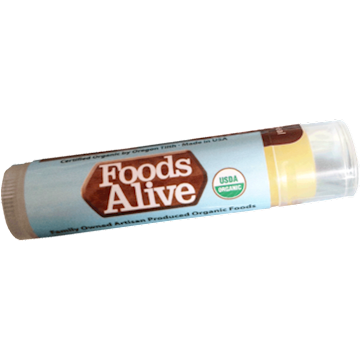 Foods Alive Травяной бальзам для губ с мятой 0,15 унции