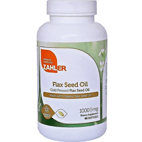 Advanced Nutrition by Zahler Flax Seed Oil 1000 mg 90 softgels