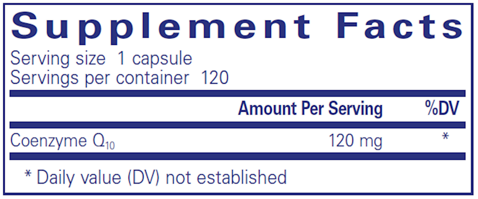 Pure Encapsulations CoQ10  120 mg 120 vegcaps