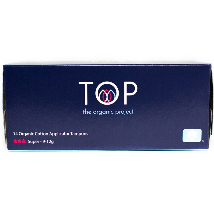 TOP TOP Organic Tampon Cardbrd SUP 14ct