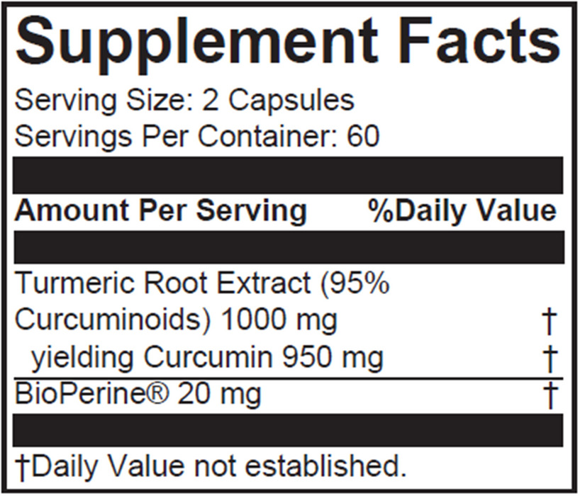 Nutritional Frontiers Turmeric Plus 120 vegcaps