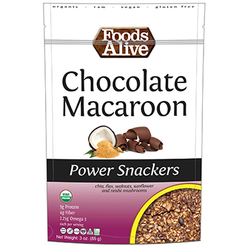 Foods Alive Chocolate Macaroon Snackers 3 oz