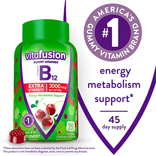 Vitafusion Extra Strength Vitamin B12 Gummy Vitamins 90 Count