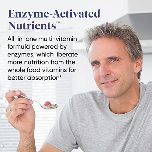 Enzymedica, Enzyme Nutrition Men's Multivitamin, Supports Immune and Heart Health, 60 Capsules