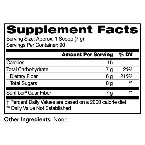 Tomorrow's Nutrition Sunfiber 90 Servings Soluble Prebiotic Fiber