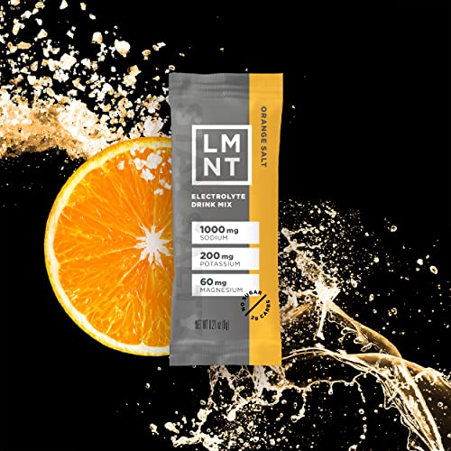 LMNT Zero-Sugar Electrolytes Orange Salt 30 Sticks