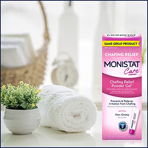 Monistat Chafing Relief Powder Gel Fragrance Free 1.5 OZ