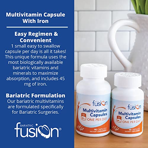 Bariatric Fusion One Per Day Multivitamin with Iron 90 Capsules