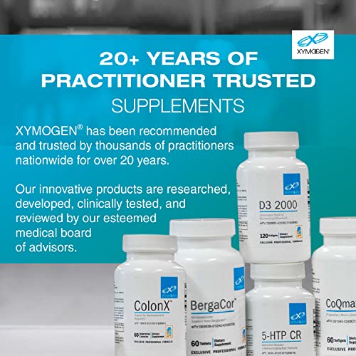 XYMOGEN Iron Glycinate - Gentle, Highly Absorbable Iron Supplement for Women + Men - 29mg Patented Iron Bisglycinate Chelate Supports Healthy Ferritin and Hemoglobin Levels (120 Iron Capsules)