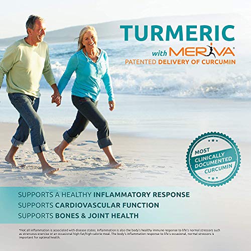 Source Naturals Turmeric with Meriva 500mg for Healthy Inflammatory Response - 120 Tablets