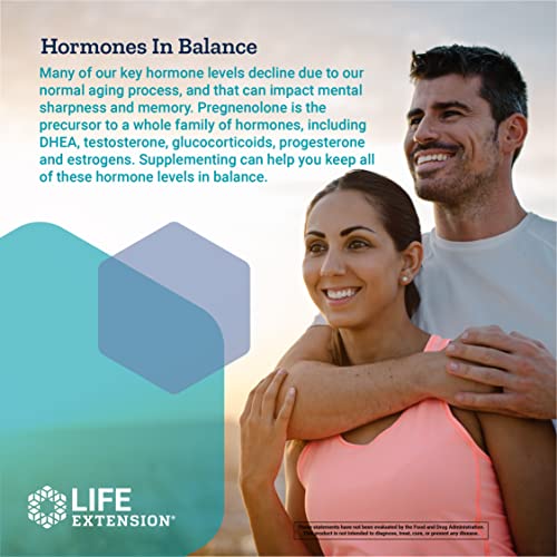 Life Extension Pregnenolone 50mg 100 Capsules