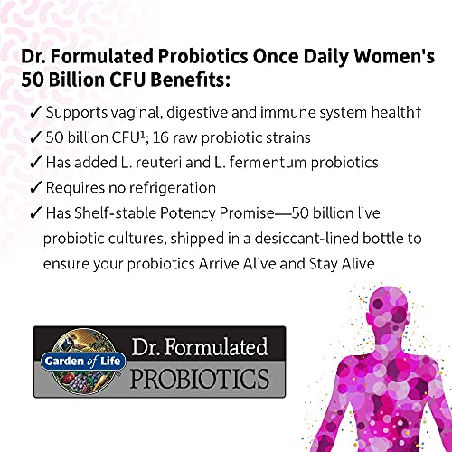 Garden of Life Dr. Formulated Probiotics for Women Once Daily 30 Capsules