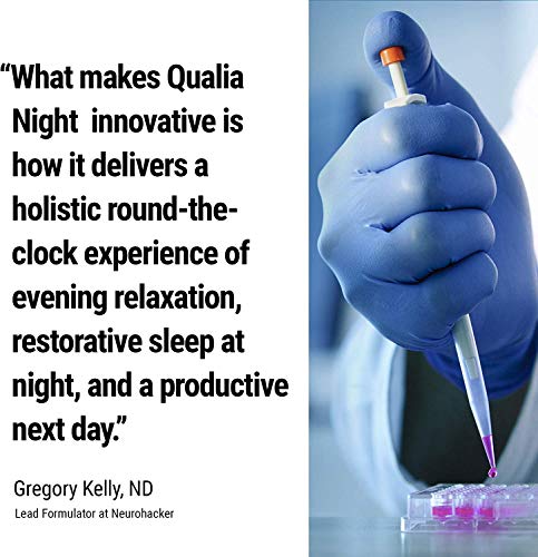 Qualia Night Sleep Aid 60 Count Melatonin-Free by Neurohacker Collective