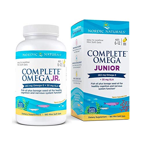  Nordic Naturals Omega-3, Lemon Flavor - 180 Soft Gels - 690 mg  Omega-3 - Fish Oil - EPA & DHA - Immune Support, Brain & Heart Health,  Optimal Wellness - Non-GMO - 90 Servings : Health & Household