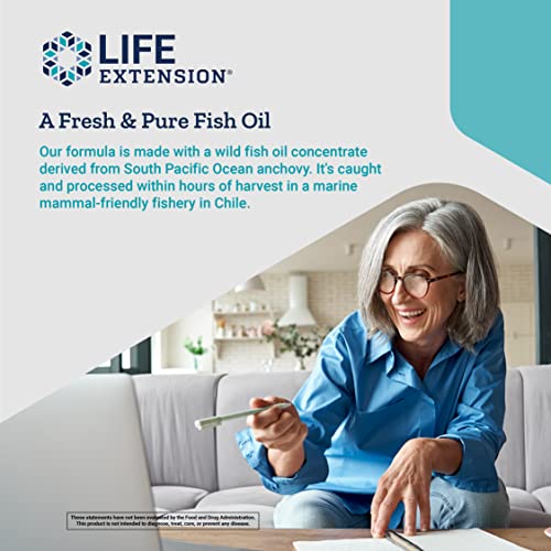 Life Extension Super Omega-3 PLUS EPA/DHA Fish Oil,  120 Softgels