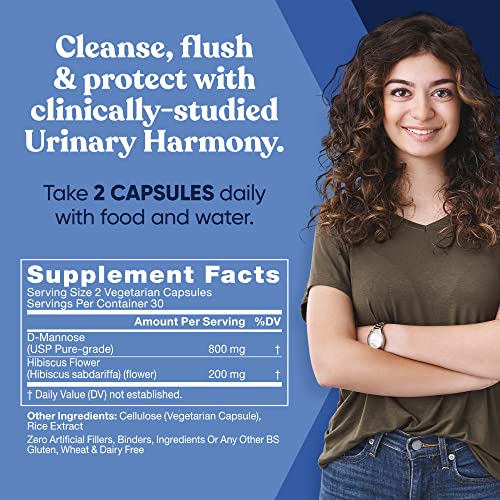 Eu Natural Urinary Harmony D-Mannose 60 Capsules