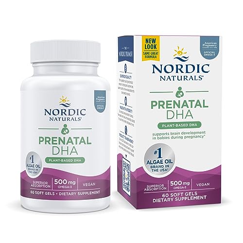 Nordic Naturals Vegan Prenatal DHA, Unflavored - 60 Soft Gels