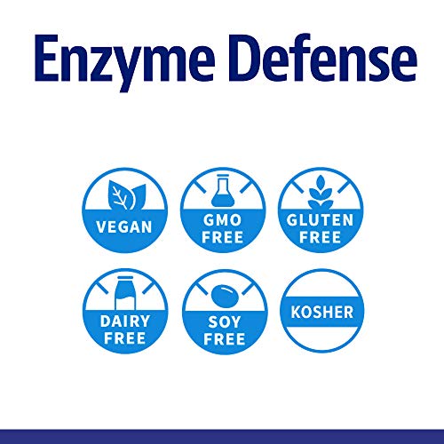 Enzymedica, Enzyme Defense, Specialized Enzyme Formula for Immune System Support, Vegan, Kosher, 180 Capsules (180 Servings)