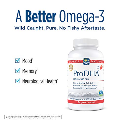 Nordic Naturals ProDHA, Strawberry - 120 Soft Gels