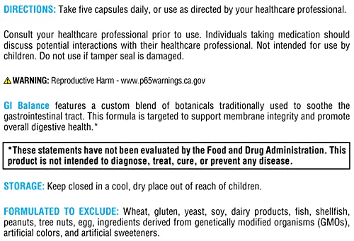 XYMOGEN GI Balance - 150 Capsules