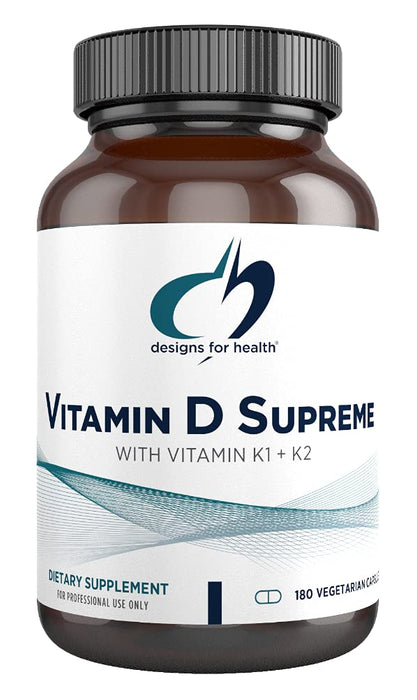 Designs for Health Vitamin D Supreme 5000 IU 180 Capsules