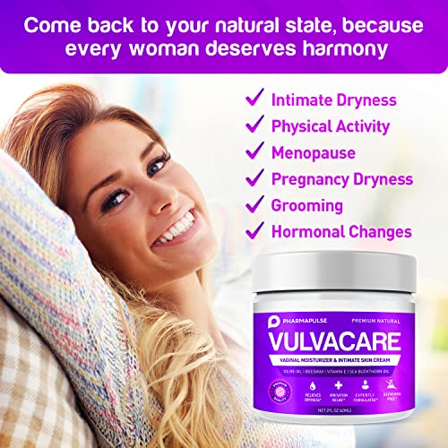 Pharmapulse Vaginal Moisturizer Vulva Balm Cream 2oz