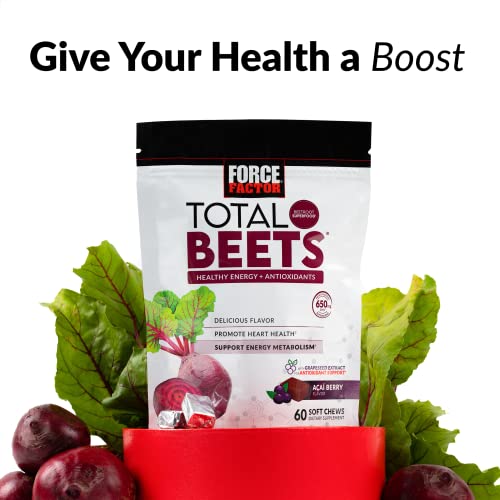 Force Factor Total Beets Soft Chews Heart Health 60 Chews