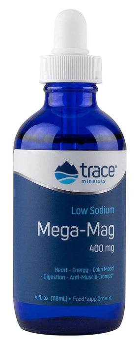 Trace Minerals Liquid Mega-Mag, 400 mg 4 Ounce