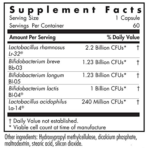 Allergy Research Group BifidoBiotics - Bifido Lacto Blend - 60 Vegetarian Capsules