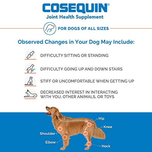 Nutramax Cosequin Max Strength Joint Health Supplement for Dogs 75 Chewable Tablets