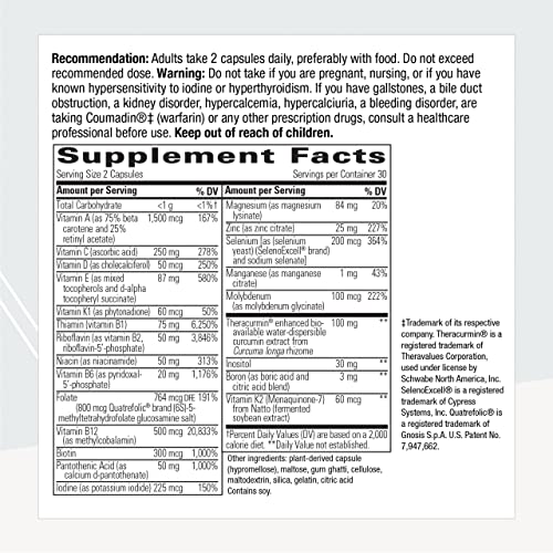 Integrative Therapeutics Clinical Nutrients HP - Multivitamin  60 Capsules