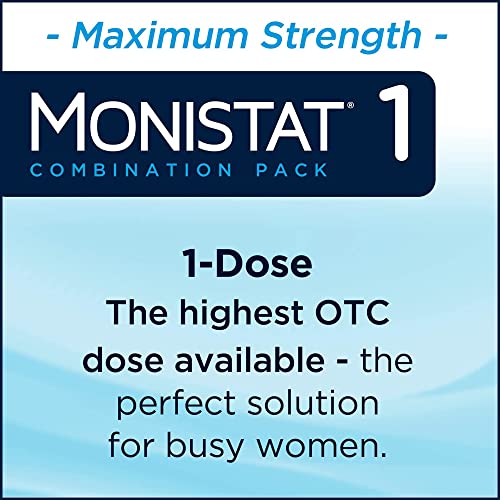 Monistat 1 Day Yeast Infection Treatment Anti-Itch Cream Bundle