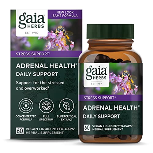Gaia Herbs Adrenal Health Daily Support 60 Count