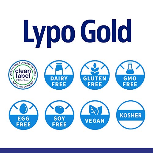 Enzymedica Lypo Gold, Concentrated Amounts of Lipase Enzyme, for Fatty Food Digestion, 240 Capsules (240 Servings)