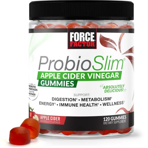 Force Factor ProbioSlim Apple Cider Vinegar Gummies 120 Count