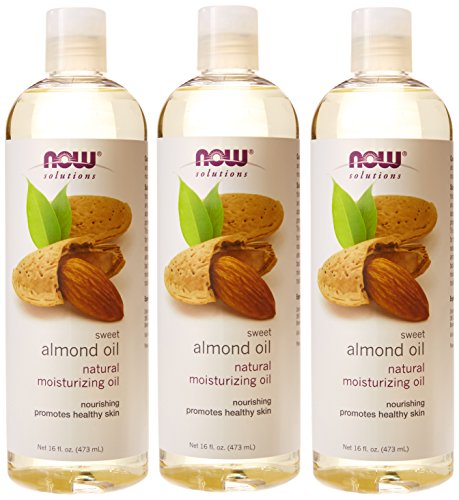 Now Foods Almond Oil, 16 Fl Oz (Pack of 3)