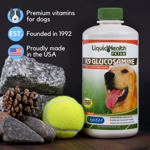 LIQUIDHEALTH K9 Liquid Glucosamine for Dogs 32 OZ