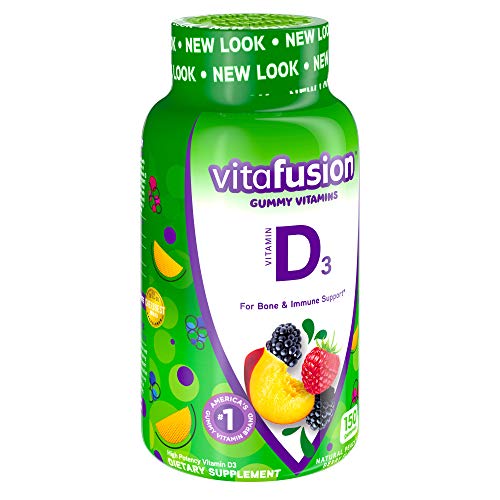 Vitafusion Vitamin D3 Gummy Vitamins 150 Count Bone and Immune System Support