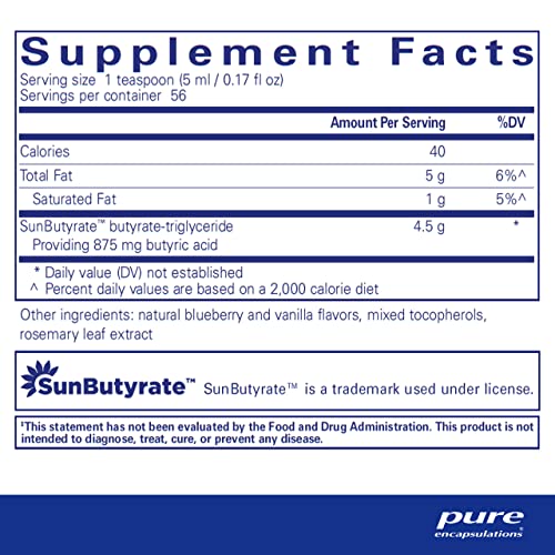 Pure Encapsulations SunButyrate-TG Liquid 9.5 fl. oz.