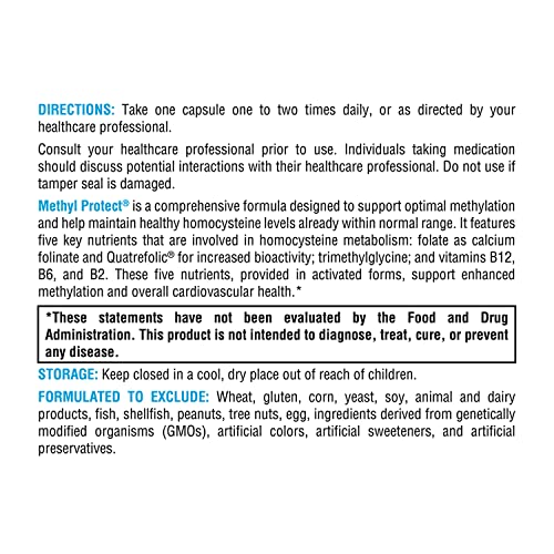 XYMOGEN Methyl Protect - Optimal Methylation Formula 60 Capsules