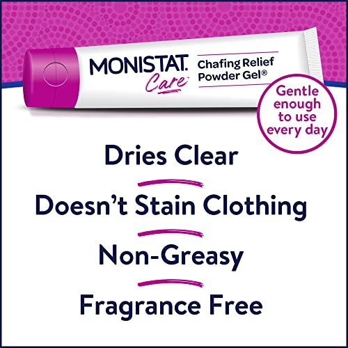 Monistat Chafing Relief Powder Gel Fragrance Free 1.5 OZ