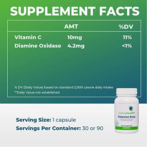 Seeking Health Histamine Block (Digest) DAO Supplement Enzyme 90 Count