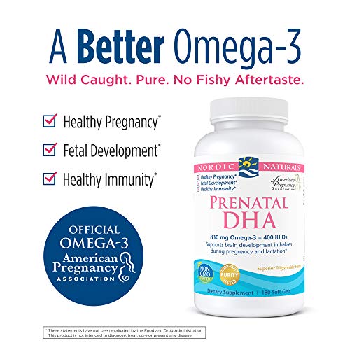 Nordic Naturals - Prenatal DHA 500 mg 180 Soft Gels