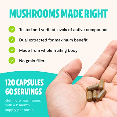 FreshCap Mushroom Supplement 120 caps Ultimate Mushroom Complex