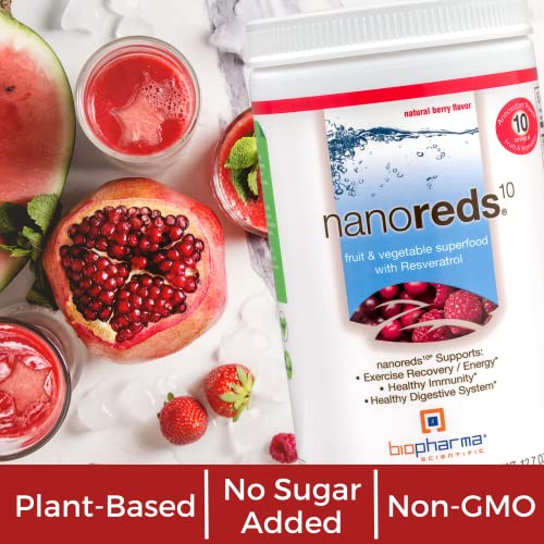 Biopharma Scientific Nanoreds Natural Berry Flavor 30 Servings 12.7 oz