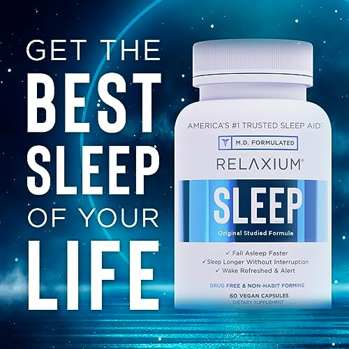 Relaxium Sleep Aid, 30-Day Supply, 60 Vegan Capsules